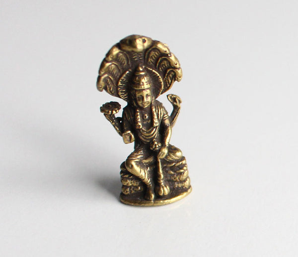 Lord Vishnu Mini Brass Statue 10 Sets