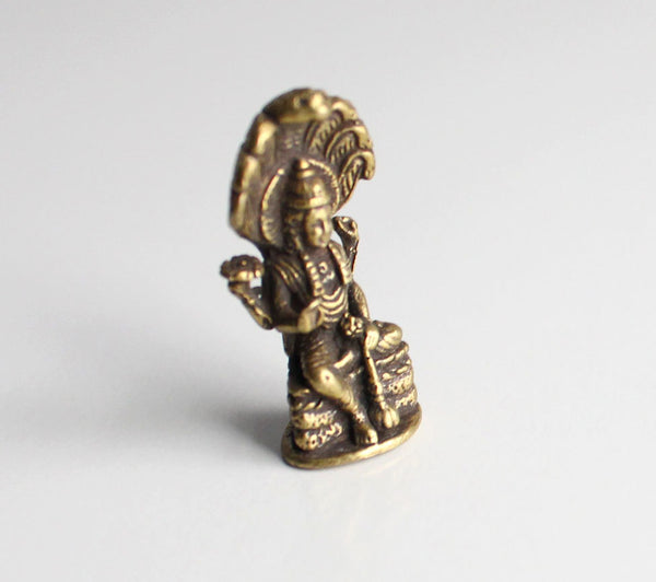 Lord Vishnu Mini Brass Statue 10 Sets