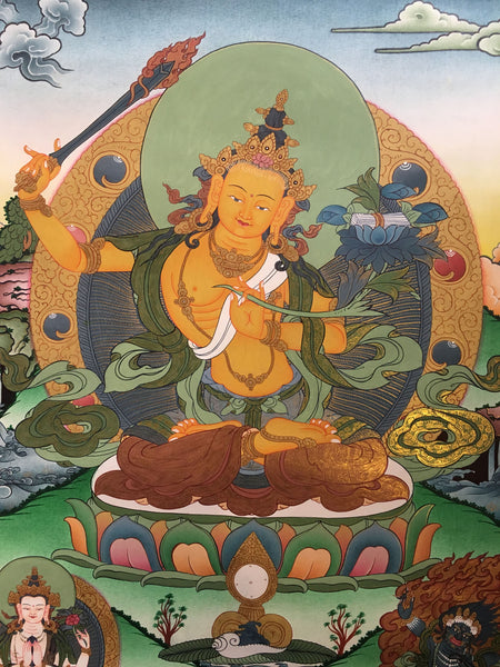 Bodhisattva Manjushri Thangka
