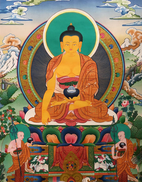 Magnificent Shakyamuni Buddha Thangka Painting