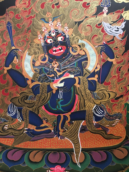 Tibetan Vajrapani Thangka Painting