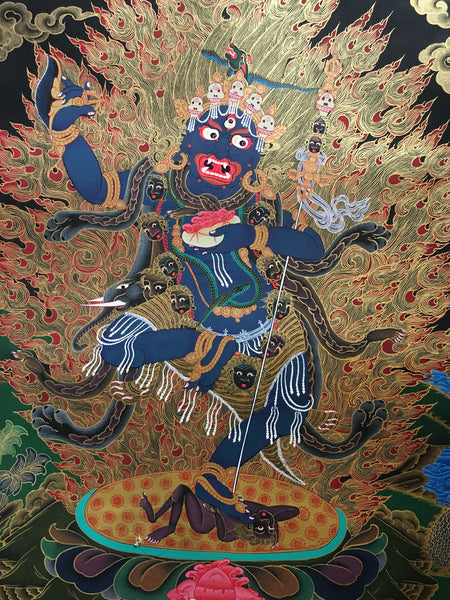 Vajrapani- The Protector Thangka