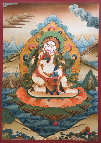 God Of Wealth Zambala Thangka