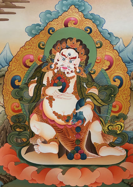 God Of Wealth Zambala Thangka