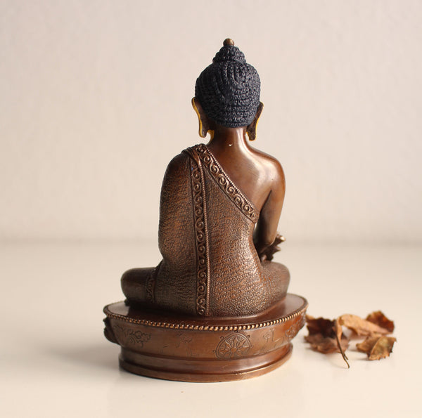 Gold Faced Healing Buddha Statue
