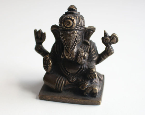Ganesha Brass Statue 2.5 Inch