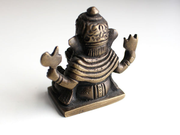 Ganesha Brass Statue 2.5 Inch