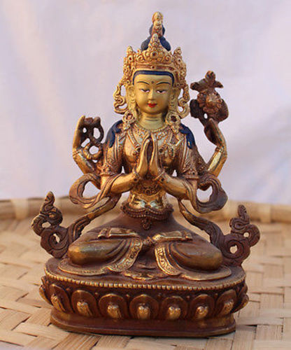 6 inch statue of Chenrezig